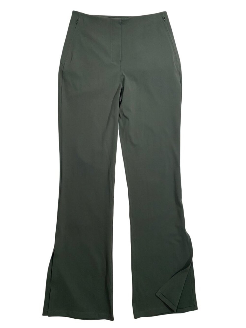 Lululemon Smooth-Fit Split-Hem High-Rise Flared Pants Dark Forest green Size 6